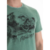 Koszulka Pit Bull Denim Washed Shlimock '21 - Zielona