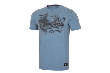 Koszulka Pit Bull Denim Washed Shlimock '21 - Błękitna