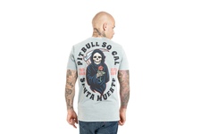Koszulka Pit Bull Denim Washed Santa Muerte '21 - Szara