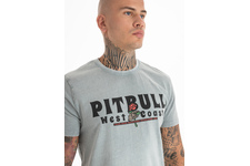 Koszulka Pit Bull Denim Washed Santa Muerte '21 - Szara
