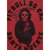 Koszulka Pit Bull Denim Washed Santa Muerte '21 - Bordowa