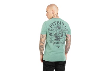 Koszulka Pit Bull Denim Washed San Diego 89 '21 - Zielona