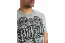 Koszulka Pit Bull Denim Washed Multisport '21 - Szara