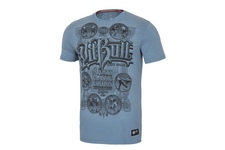 Koszulka Pit Bull Denim Washed Multisport '21 - Błękitna