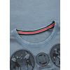 Koszulka Pit Bull Denim Washed Multisport '21 - Błękitna
