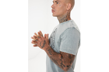 Koszulka Pit Bull Denim Washed Vintage Boxing '21 - Szara