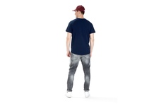 Koszulka Pit Bull Spandex Small Logo '21 - Granatowa