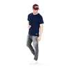 Koszulka Pit Bull Spandex Small Logo '21 - Granatowa