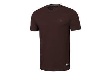 Koszulka Pit Bull Garment Washed Small Logo '21 - Bordowa