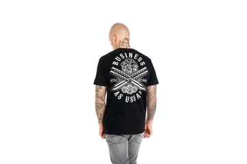 Koszulka Pit Bull Garment Washed Business As Usual '21 - Czarna