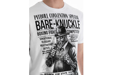 Koszulka Pit Bull Garment Washed Bare-Knuckle '21 - Biała