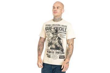 Koszulka Pit Bull Garment Washed Bare-Knuckle '21 - Piaskowa