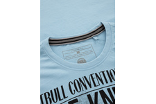 Koszulka Pit Bull Garment Washed Bare-Knuckle '21 - Błękitna
