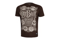 Koszulka Pit Bull Garment Washed Multisport '21 - Bordowa