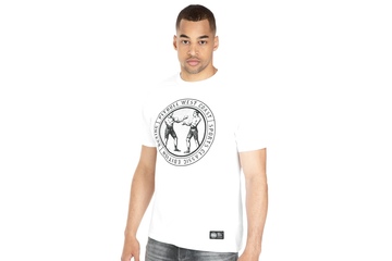 Koszulka Pit Bull Garment Washed Vintage Boxing '21 - Biała