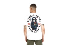Koszulka Pit Bull Garment Washed Santa Muerte '21 - Biała