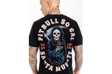 Koszulka Pit Bull Garment Washed Santa Muerte '21 - Czarna