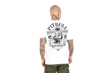 Koszulka Pit Bull Garment Washed San Diego 89 '21 - Biała