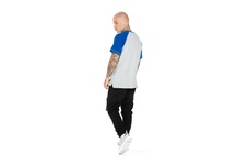 Koszulka Pit Bull Garment Washed Raglan Small Logo '21 - Szara/Niebieska