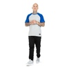 Koszulka Pit Bull Garment Washed Raglan Small Logo '21 - Szara/Niebieska