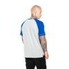 Koszulka Pit Bull Garment Washed Raglan Small Logo '21 - Szara/Niebieska