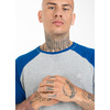 Koszulka Pit Bull Garment Washed Raglan Small Logo '21 - Szara/Niebieska