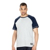 Koszulka Pit Bull Garment Washed Raglan Small Logo '21 - Szara/Granatowa