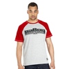 Koszulka Pit Bull Garment Washed Raglan Boxing '21 - Szara/Czerwona