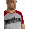 Koszulka Pit Bull Garment Washed Raglan Boxing '21 - Szara/Czerwona