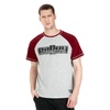 Koszulka Pit Bull Garment Washed Raglan Boxing '21 - Szara/Bordowa