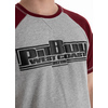 Koszulka Pit Bull Garment Washed Raglan Boxing '21 - Szara/Bordowa