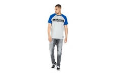 Koszulka Pit Bull Garment Washed Raglan Boxing '21 - Szara/Niebieska