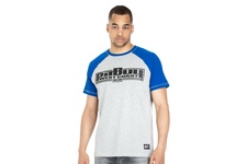 Koszulka Pit Bull Garment Washed Raglan Boxing '21 - Szara/Niebieska
