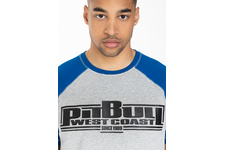 Koszulka Pit Bull Garment Washed Raglan Boxing '21 - Szara/Niebieska