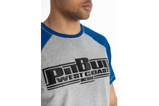 Koszulka Pit Bull Garment Washed Raglan Boxing '21 - Szara/Niebieska
