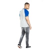 Koszulka Pit Bull Garment Washed Raglan Boxing '21 - Szara/Niebieska