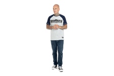 Koszulka Pit Bull Garment Washed Raglan Boxing '21 - Szara/Granatowa