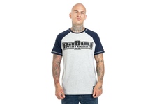 Koszulka Pit Bull Garment Washed Raglan Boxing '21 - Szara/Granatowa