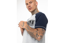 Koszulka Pit Bull Garment Washed Raglan Boxing '21 - Szara/Granatowa
