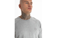 Koszulka z długim rękawem Pit Bull Spandex Small Logo '21 - Szara