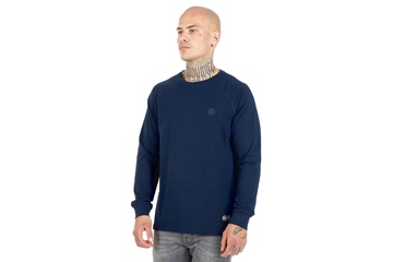 Koszulka z długim rękawem Pit Bull Spandex Small Logo '21 - Granatowa