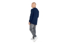 Koszulka z długim rękawem Pit Bull Spandex Small Logo '21 - Granatowa