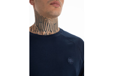 Koszulka z długim rękawem Pit Bull Spandex Small Logo '21 - Granatowa