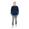 Koszulka z długim rękawem Pit Bull Spandex Small Logo '21 - Granatowa