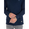 Koszulka z długim rękawem Pit Bull Spandex Small Logo '21 - Granatowa
