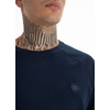 Koszulka z długim rękawem Pit Bull Spandex Small Logo '21 - Granatowa