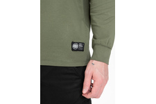 Koszulka z długim rękawem Pit Bull Spandex Small Logo '21 - Oliwkowa