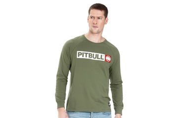 Koszulka z długim rękawem Pit Bull Spandex Hilltop '21 - Oliwkowa