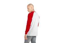 Koszulka z długim rękawem Pit Bull Garment Washed Raglan California '21 - Szara/Czerwona