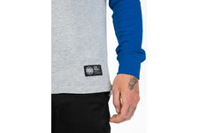 Koszulka z długim rękawem Pit Bull Garment Washed Raglan California '21 - Szara/Niebieska